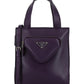 Triangle Leather Crossbody Bag