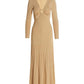 Michael Kors V-Neck Long-Sleeved Dress