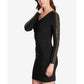 Studded Ruched Sheath Dress