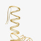 Jade Metallic Leather Gladiator Sandal