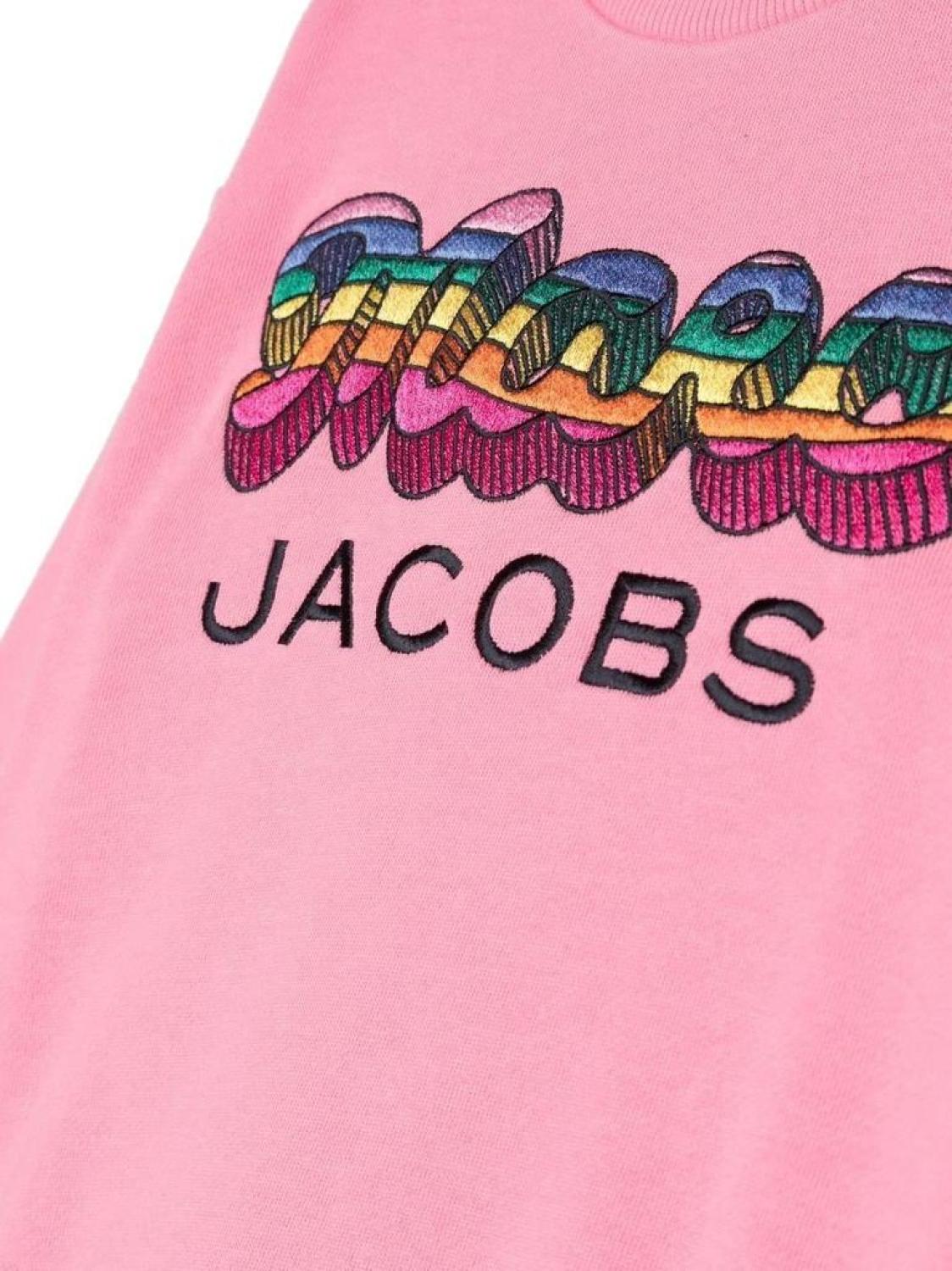 The Marc Jacobs Kids Logo Embroidered Long-Sleeved Sweatshirt
