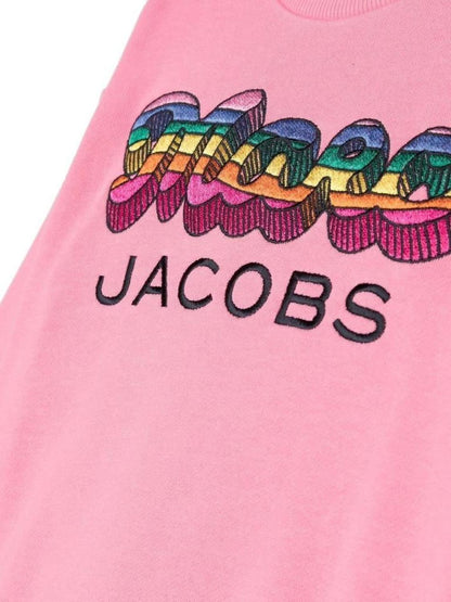 The Marc Jacobs Kids Logo Embroidered Long-Sleeved Sweatshirt