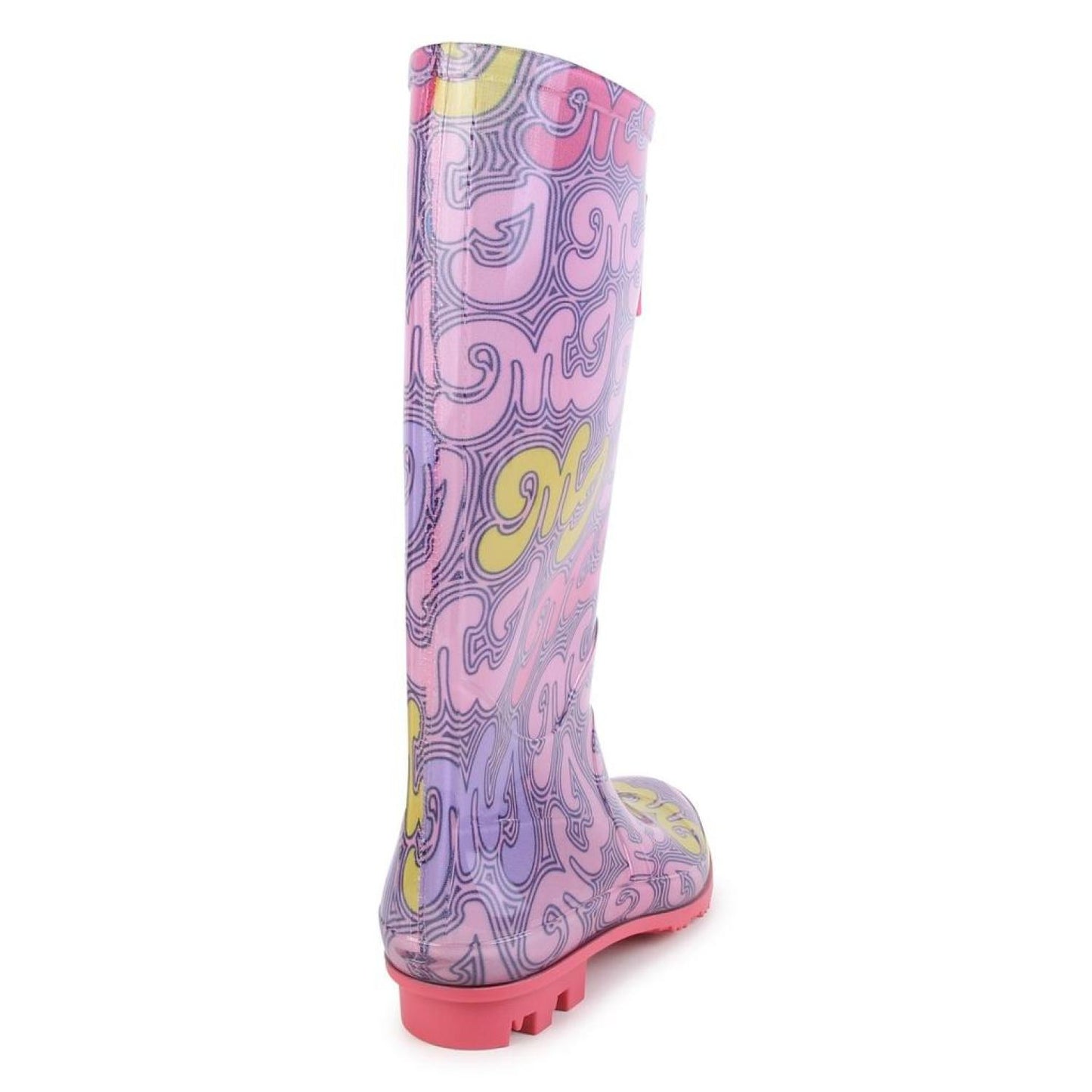 Purple Logo Rain Boots