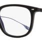 Hugo Boss Men's Blue Block Eyeglasses B1359 807 Black/Gunmetal 52mm