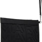 Black 'The Monogram' Pouch