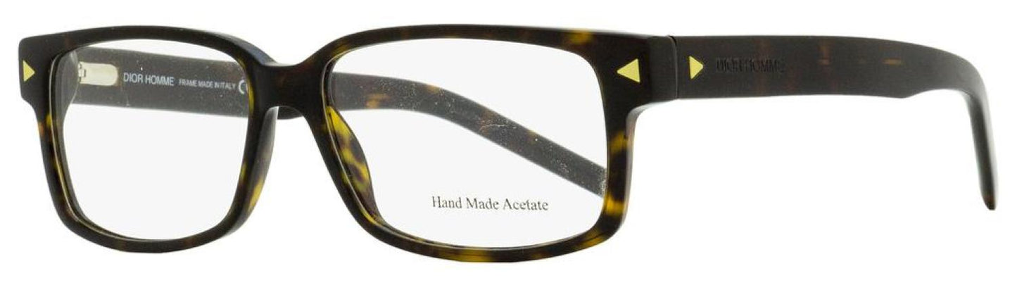 Dior Men's Homme Eyeglasses Black Tie 107 086 Dark Havana 52mm