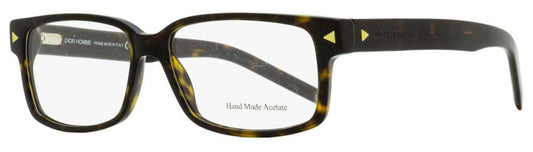 Dior Men's Homme Eyeglasses Black Tie 107 086 Dark Havana 52mm