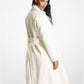 Wool Blend Wrap Coat