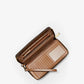 Logo Stripe Continental Wristlet