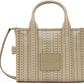 Khaki 'The Monogram Leather Small' Tote