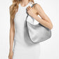 Kensington Large Metallic Leather Hobo Shoulder Bag
