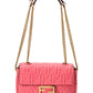 FENDI Baguette Midi FF Leather Shoulder Bag