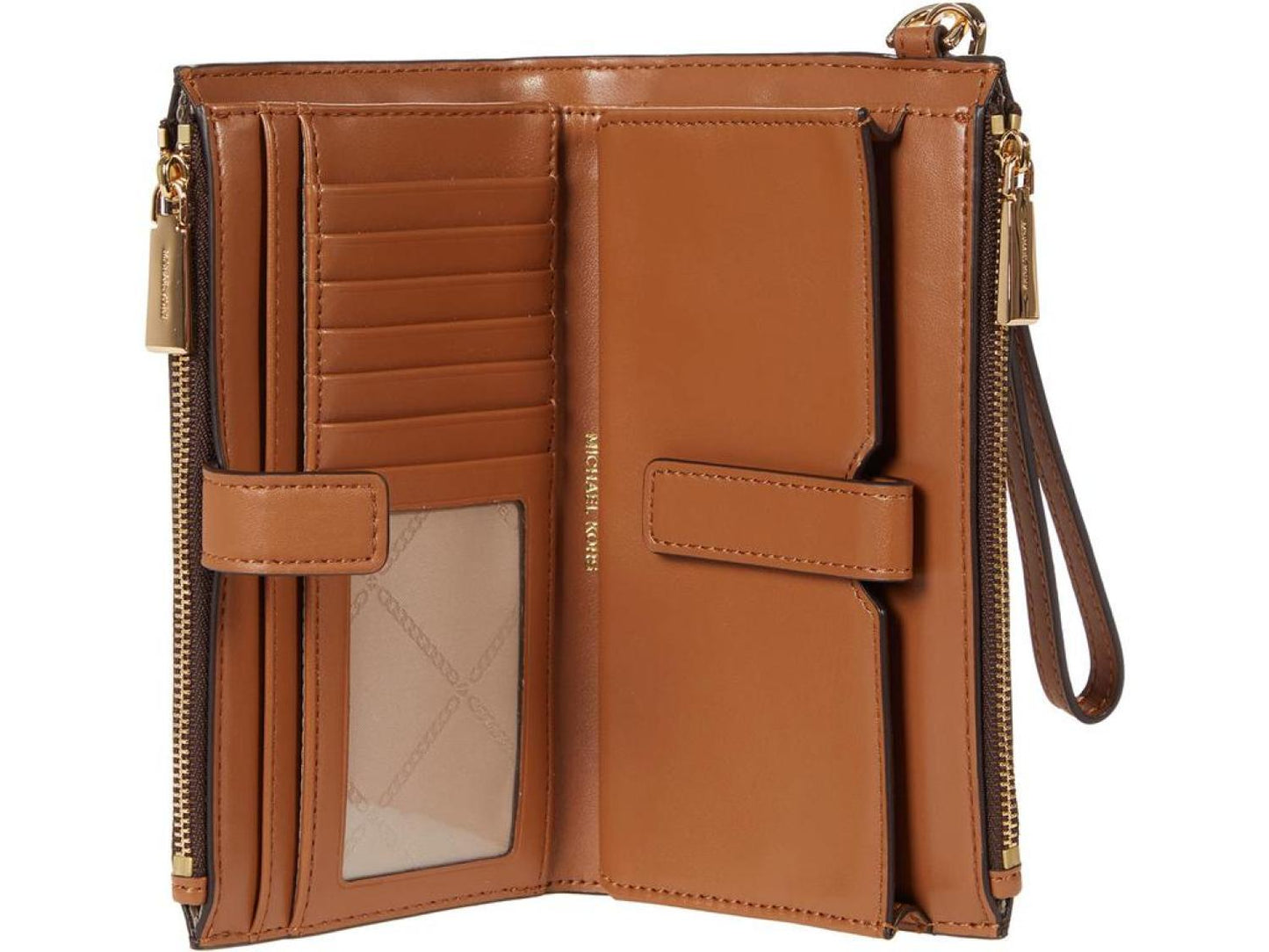 Jet Set Double Zip Wristlet
