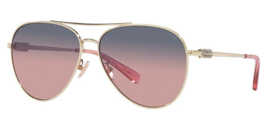 Coach 0HC7140 90050J Aviator Sunglasses