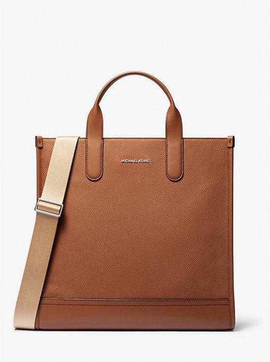 Hudson Pebbled Leather Tote Bag