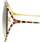 Round-Frame Metal Sunglasses