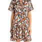 Decentino Womens Printed Knee Shirtdress