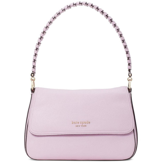 Hudson Pebbled Leather Small Convertible Flap Shoulder Bag
