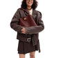 Pebble Leather Willow Shoulder Bag with Convertible Straps