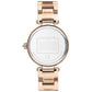 Women's Park Carnation Rose Gold-Tone Bracelet Watch 30mm