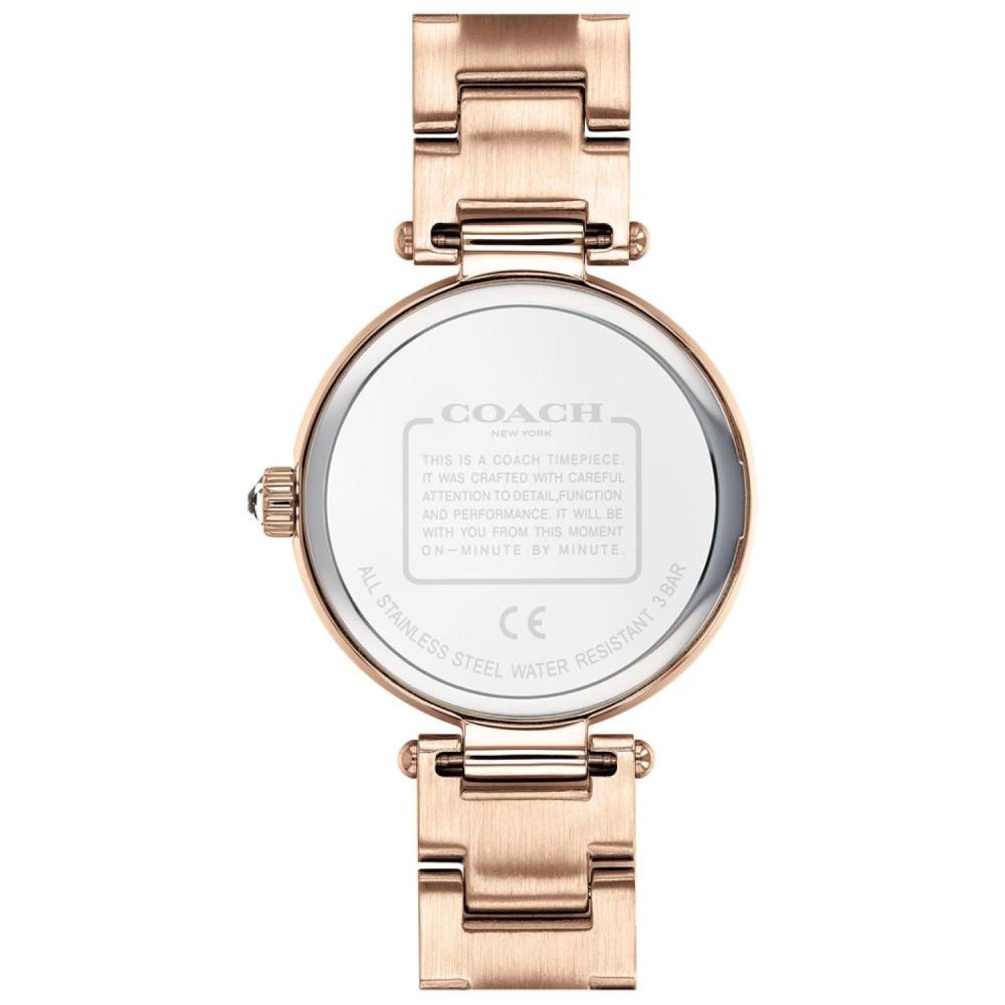 Women's Park Carnation Rose Gold-Tone Bracelet Watch 30mm