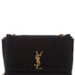 Saint Laurent Kate Reversible Leather & Suede Shoulder Bag, os