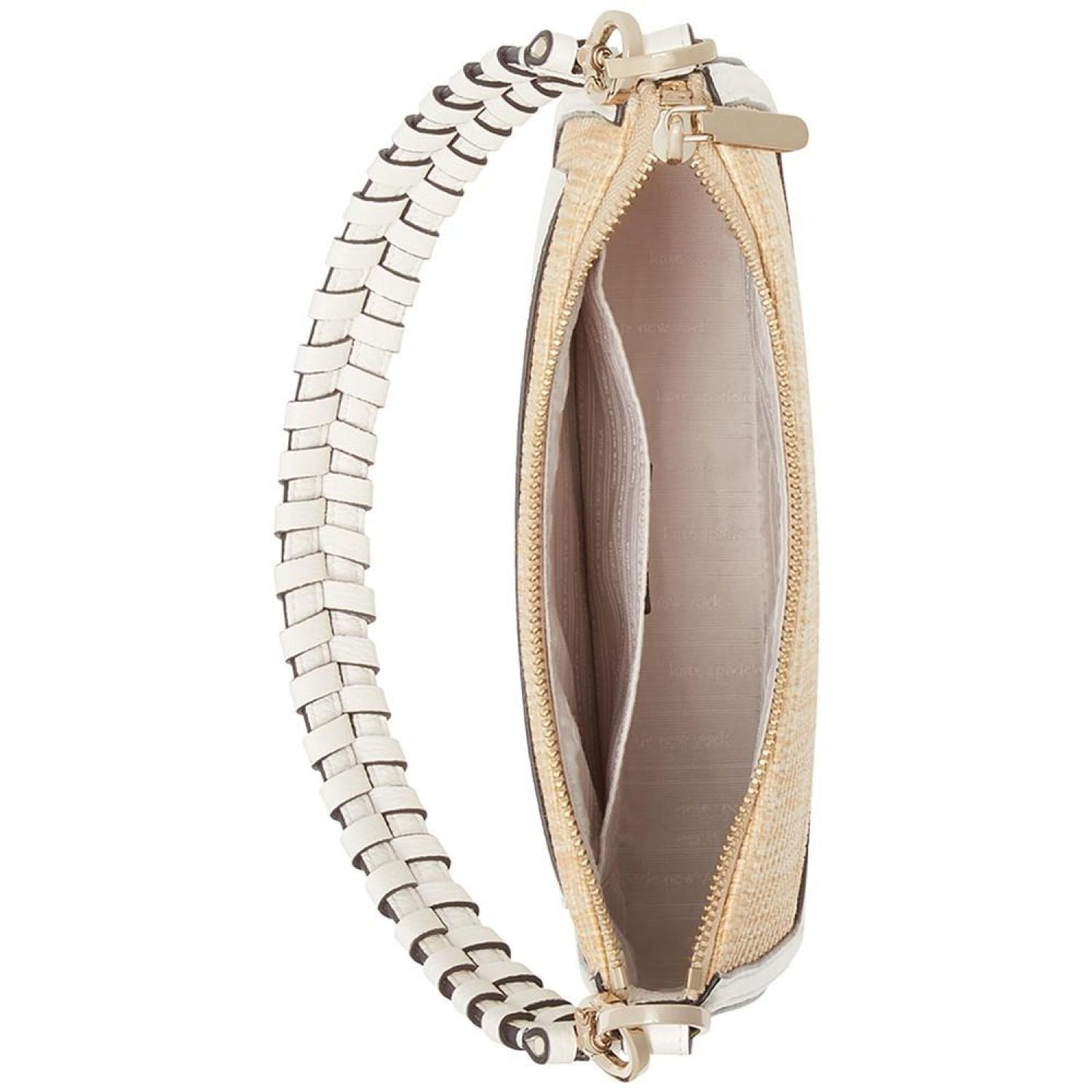 Small Zippered Woven Handbag