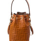 FENDI Mon Tresor Mini Leather Bucket Bag