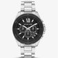 Oversized Brecken Silver-Tone Watch