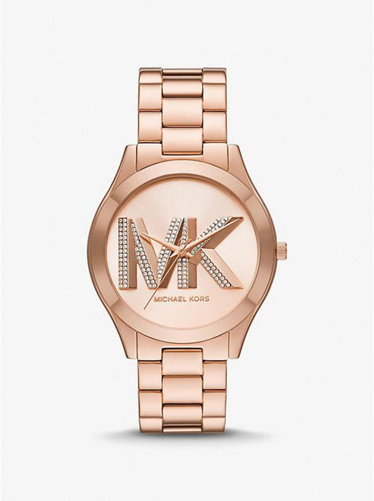 Oversized Slim Runway Rose Gold-Tone Watch