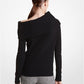 Cashmere Off-The-Shoulder Sweater