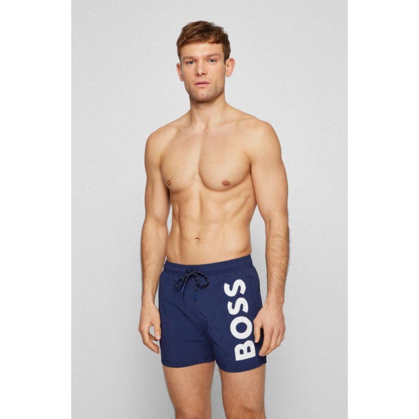 HUGO BOSS - Quick Drying Swim Shorts With Contrast Logo