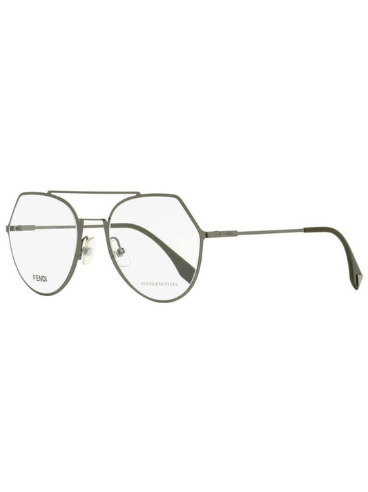 Fendi Women's Oval Eyeglasses FF0329 KJ1 Dark Ruthenium 53mm