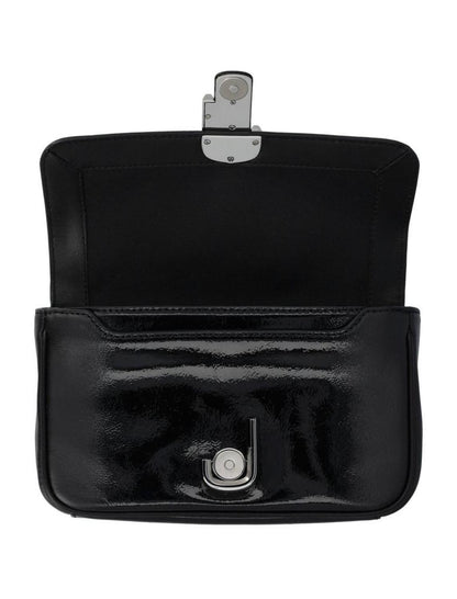 Marc Jacobs Logo Plaque Foldover Shoulder Bag