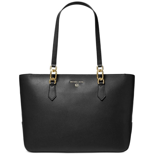 Laney Medium Leather Top Zip Tote Bag