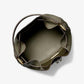 Reed Medium Pebbled Leather Bucket Bag
