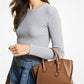 Avril Small Leather Top-Zip Satchel