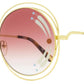 Chloe Women's Halo Sunglasses CE114SRI 835 Gold/Havana 62mm