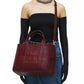 Small Leather Traveler Tote Bag