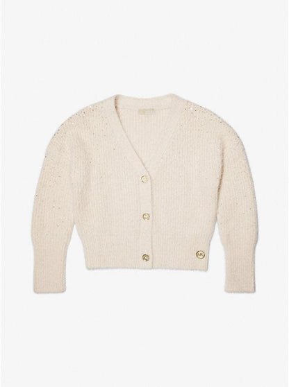 Sequined Knit Cardigan