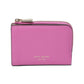 Ava Colorblocked Pebbled Leather Zip Bifold Wallet