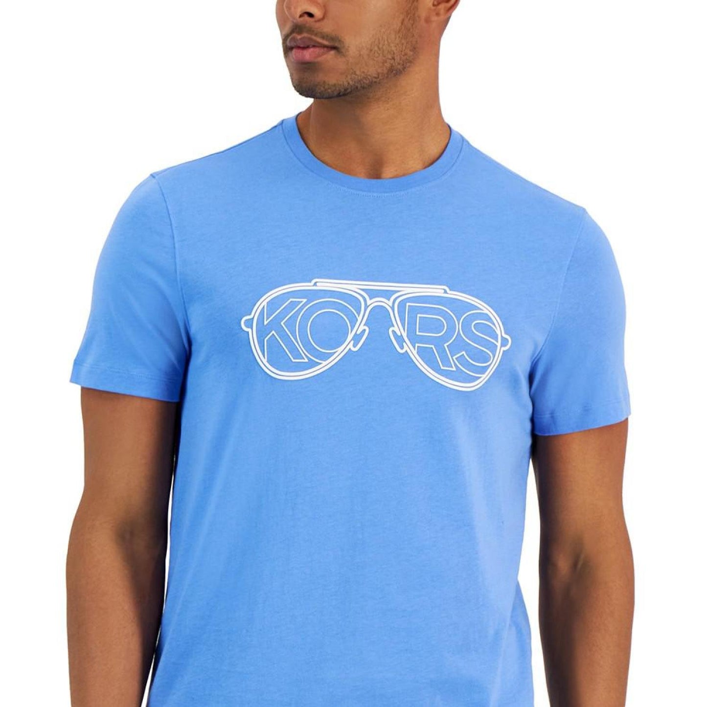 Men's Metal Aviator Modern-Fit Logo Graphic T-Shirt