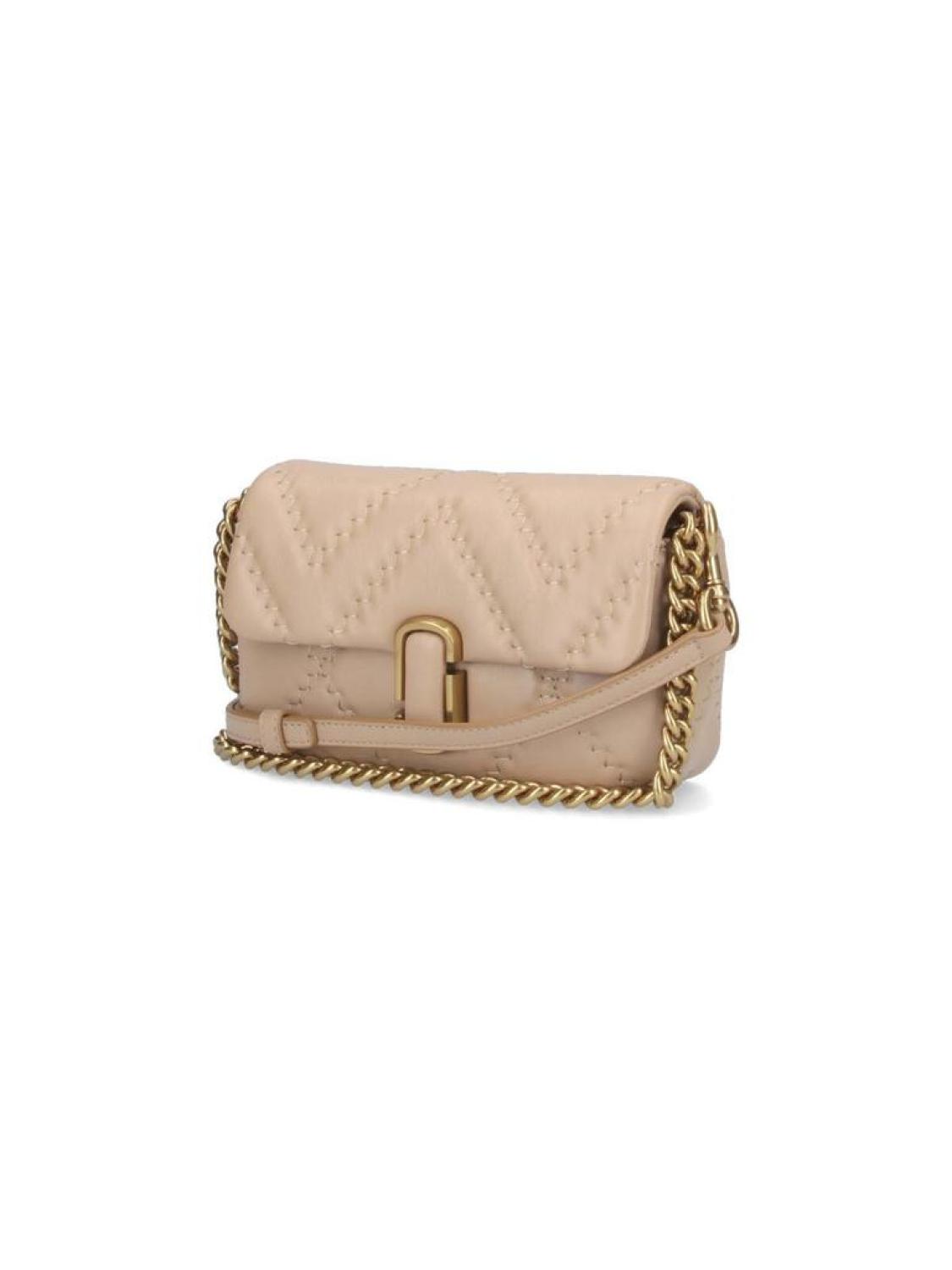 Marc Jacobs Logo Plaque Quilted Shoulder Bag