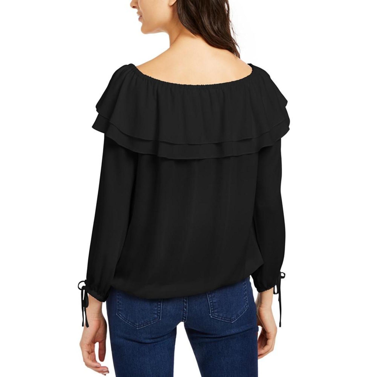 Women's Ruffled Off-The-Shoulder Top