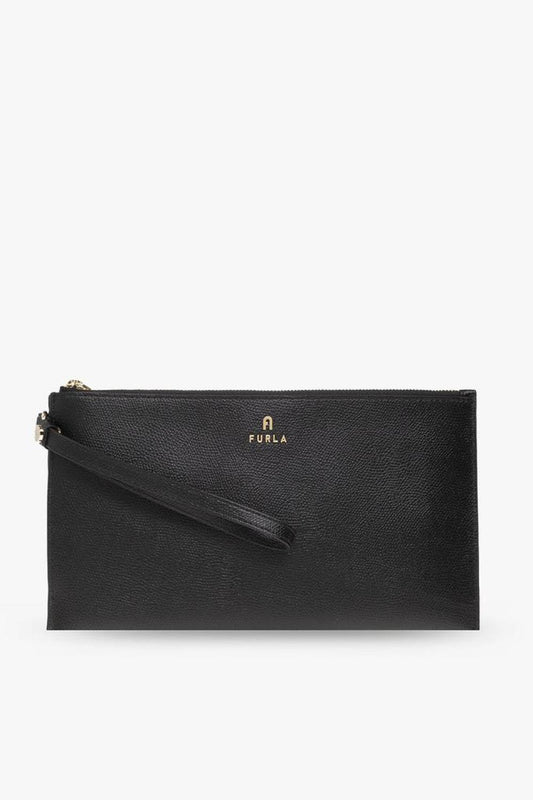 Furla Logo Lettering Camelia Pouch