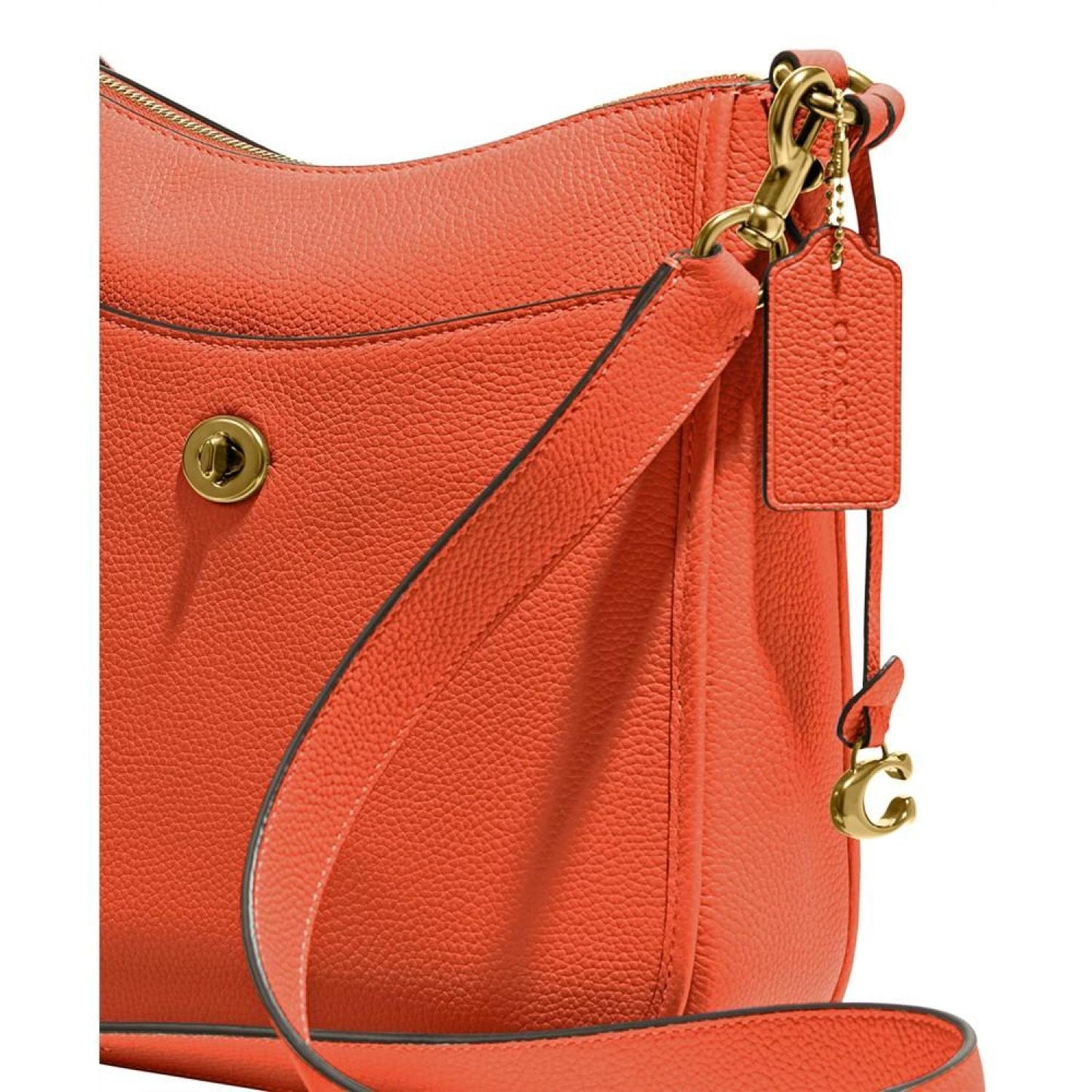 Pebble Leather Chaise Crossbody