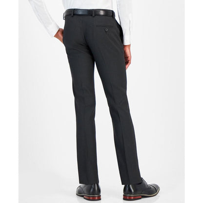 Big Boys Silver 2 Piece Slim Fit Stretch Suit