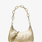 Cora Medium Metallic Leather Shoulder Bag