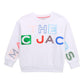 White Multicolor Iconic Logo Pullover
