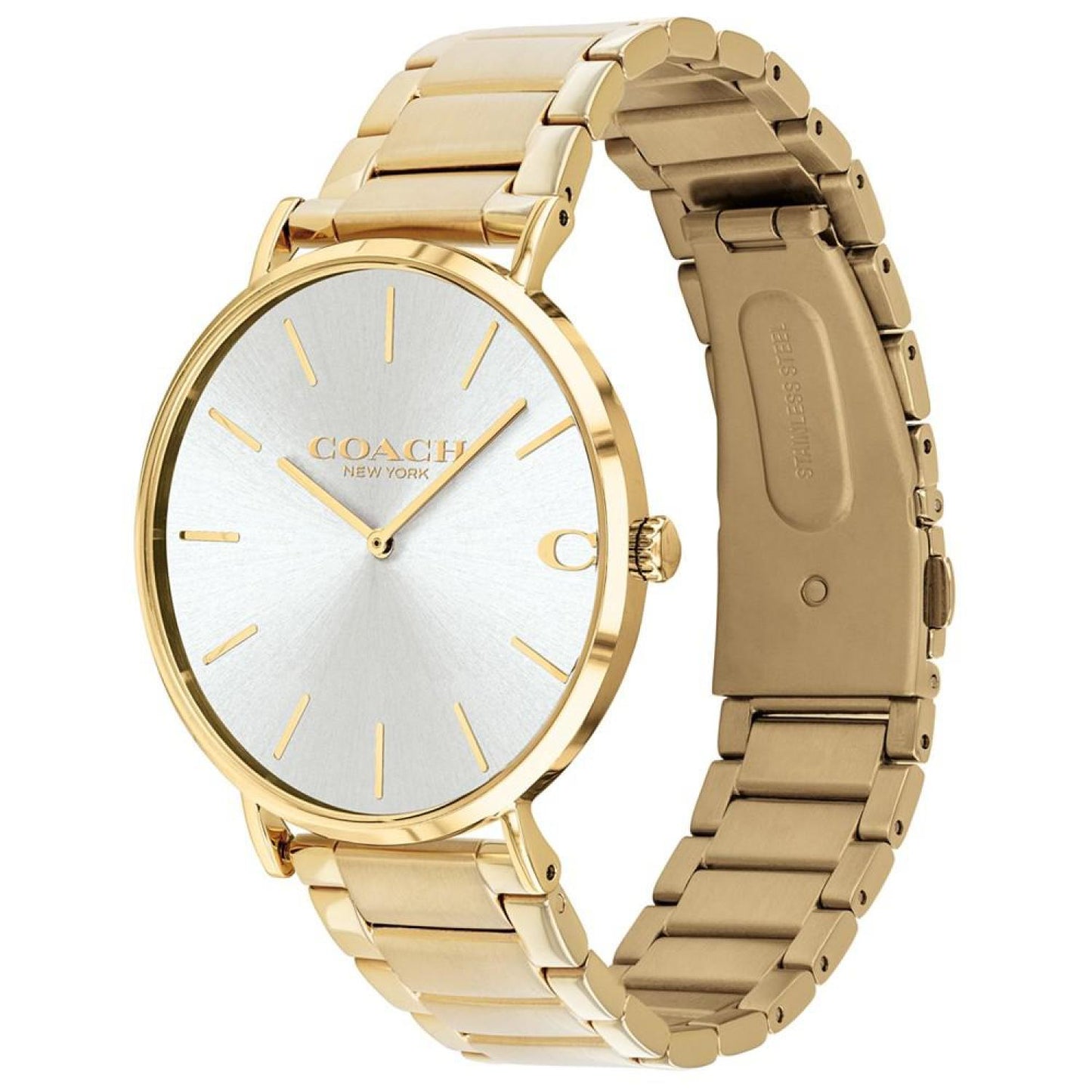 Men's Charles Stainless Steel Bracelet Watch 41mm
